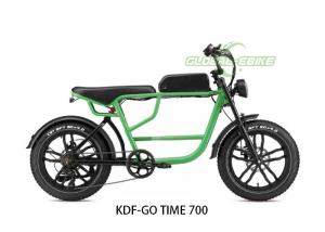 Quality KDF-GO TIME 700 Electric Two Wheeler Bike with Comfortable Leather Seat and 48V 15Ah Battery wholesale