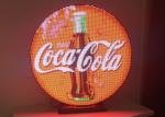 Outdoor Waterproof Round Led Display With Meanwell Power Supply 6000 Nits
