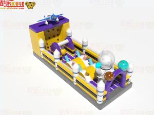 Quality Small Size Commercial Inflatable Obstacles Course Climbing Wall wholesale