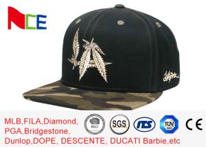 Quality Street Style Hip Hop Snapback Hats , 6 Panels Youth Snapback Hats Eco Friendly wholesale