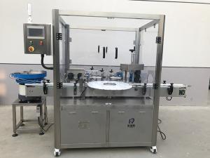 Quality Rotary 1ml To 15ml Automated Bottle Filling Machine Two Heads Peristaltic Pump Essential Oil wholesale
