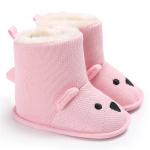 Amazon hot Cotton fabric Knitting 0-2 years prewalker baby boots bootie