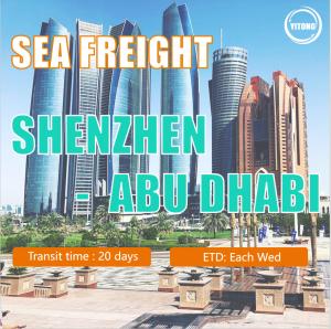 Quality Sea Freight From Shenzhen To Abu Dhabi wholesale