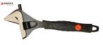 Extra Wide Jaw Adjustable Pipe Wrench CR-V Steel 6" 8" 10" 12" Grind Faces