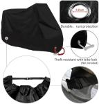 Scooter Moped Rain Cover Waterproof Prevent Rain Sun UV For Any Weather