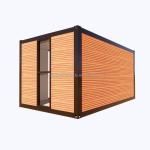 Galvanized Steel Square Tubes Container Houses for Park BBQ Store Office Mobile