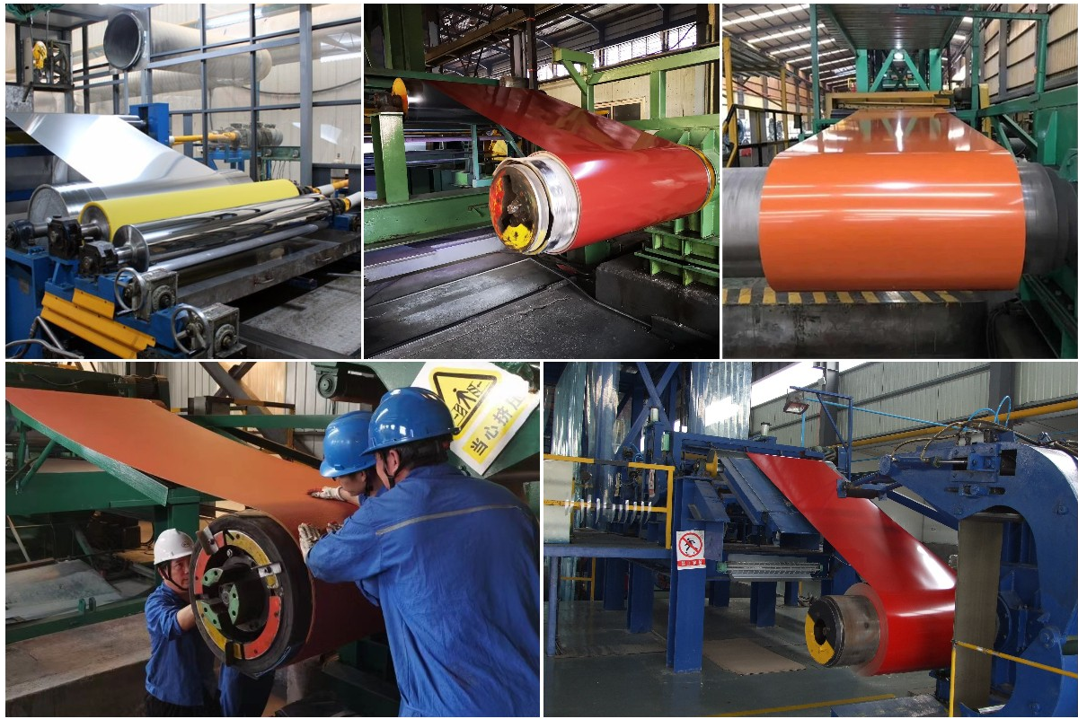 SGCC Pre Painted Steel Coils Flat Roofing Sheet Coil Corrosion Resistance
