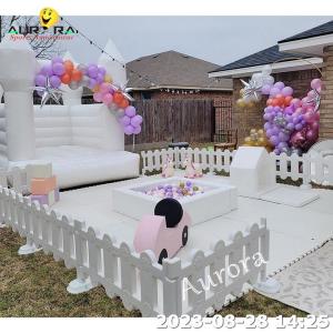 Quality Factory Soft Play Climbers Playground Equipment Outdoor White Bouncy Castle wholesale