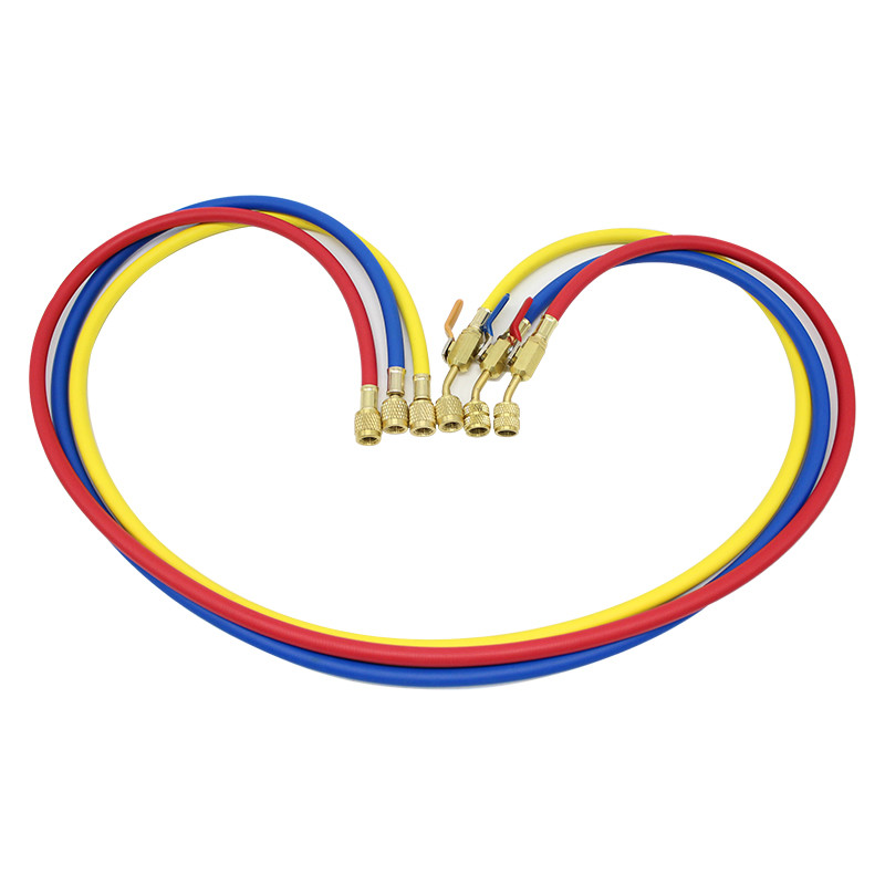 AC Refrigerant Filling HVAC R134a Charging Hose 36" 60" 72"