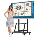 Aluminum Edging 86 Inch Smart Touch Interactive Whiteboard For Classroom