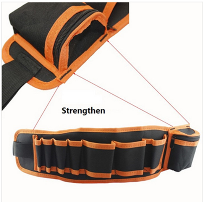 Multifunction Maintenance Electrician Tool Bag With Water Resistant Canvas