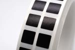 8mmx8mm 1.5mil Black Matte High Temperature Resistant Polyimide Label