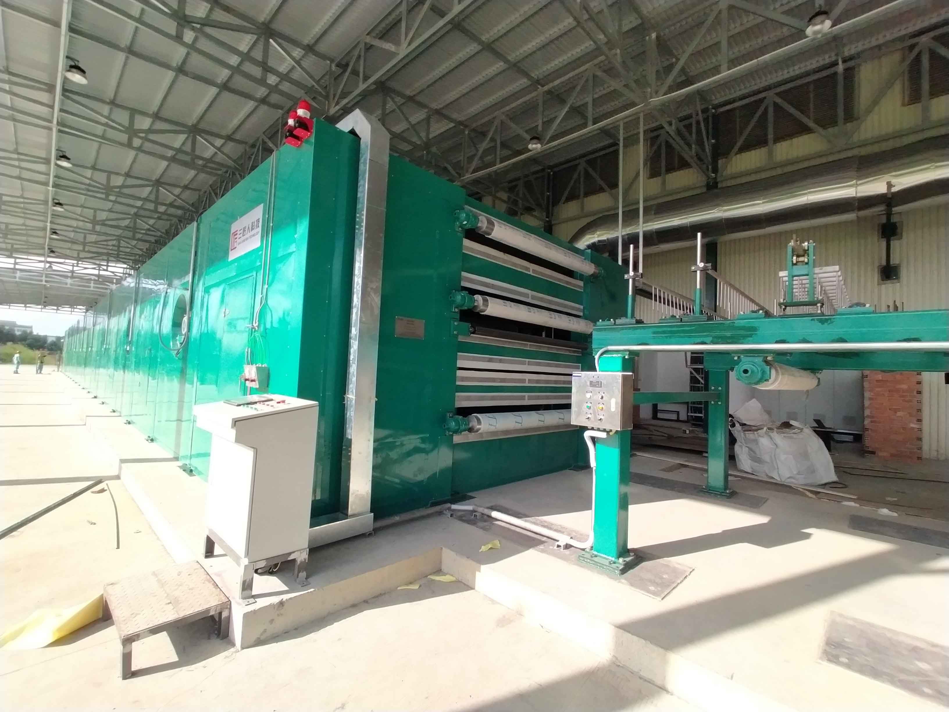 High Efficiency Continuous Tunnel Dryer Band Dryer Custom Continuous Bed Dryer