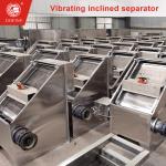 Vibrating Inclined Screen Extrusion Cow Dung Dewatering Machine