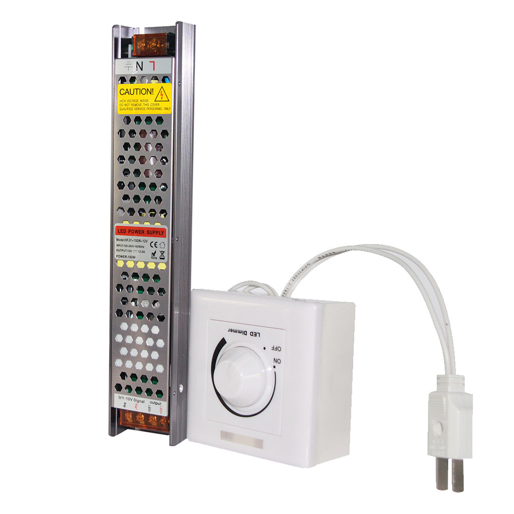 12v 200w dimmable power supply traic dimmable IP20 LED transformer Adapter for strip Light