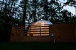 Customized Geodesic Dwell PVC Tarpaulin Glamping Dome Tent