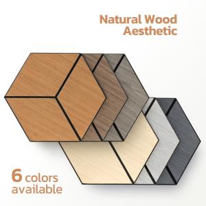 Quality Direct Stick PET Hexagon Wall Panel For Indoor Wall Soundproofing wholesale