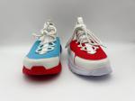 Red Blue Womens Leisure Shoes Soft Nappa Pu With One Unit Rubber Outsole