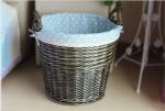 Wicker laundry basket willow laundry basket water cleaning round square