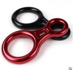 New Product Vibrated Polish Forged Aluminum Climbing Figure 8 Descender