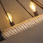 Loft Rattan pendant light For Kitchen Bedroom Dining room Lighting Fixtures (WH