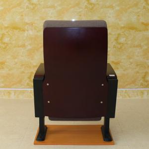 Quality Hypoallergenic Red Movie Theater Cinema Hall Chairs With Crimson Wood Washable wholesale
