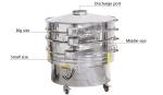 Sus 304 Food Grade Rotary Flour Sieve Machine , Industrial Powder Sifter