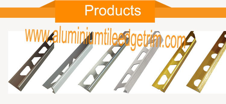different color aluminium tile straight edge protection trims