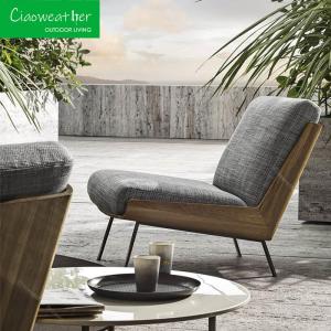 Quality Customized Color Single Three-Piece Teak Sofa for Outdoor Balcony Leisure Garden wholesale