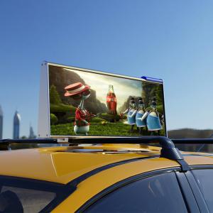 Quality Digital Advertising Taxi Roof LED Display SMD Front Access Taxi Top LED Display wholesale