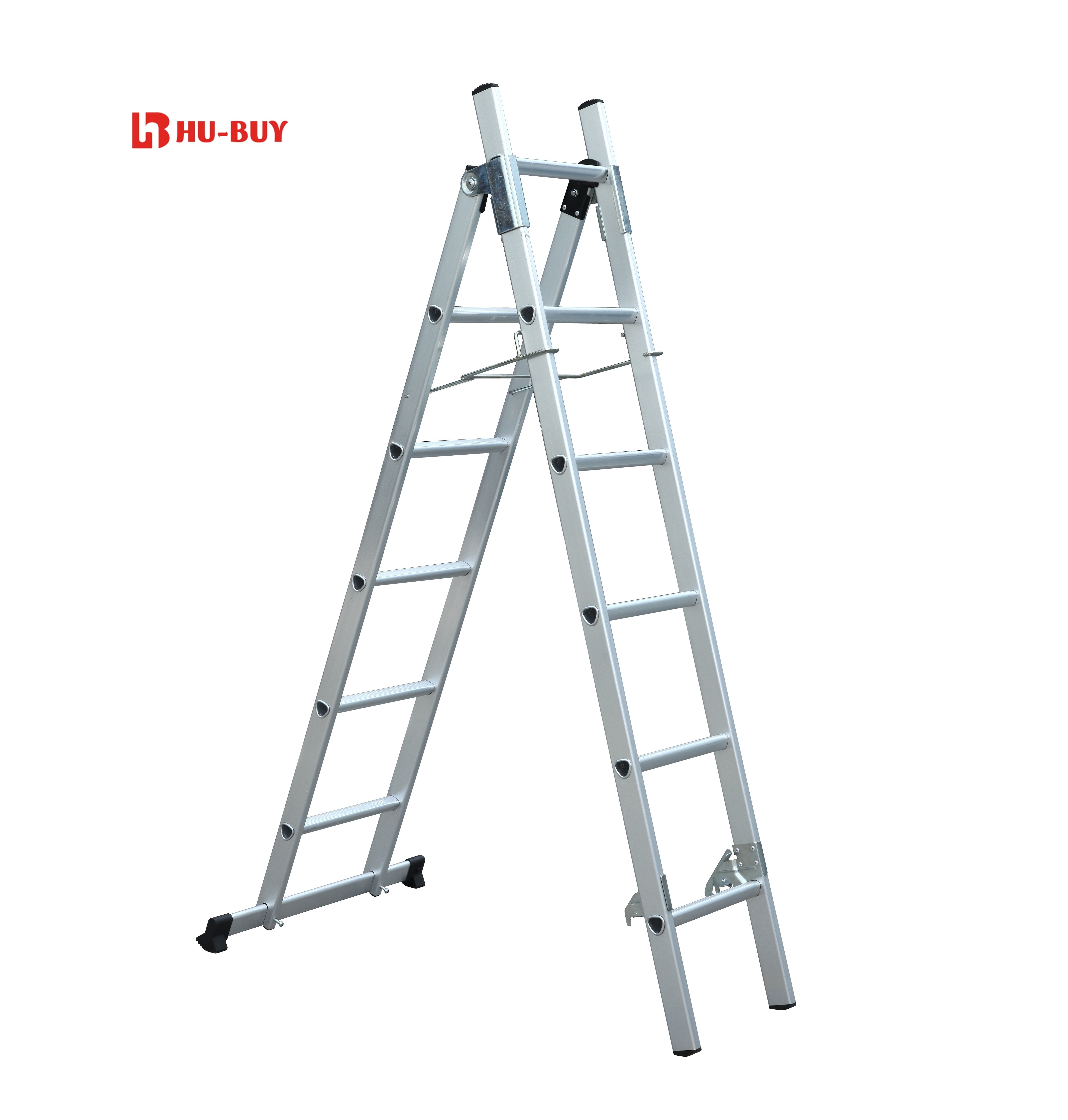 Durable Aluminum Extension Ladder 2 Section 2x6 GS / TUV Certificated