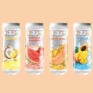 Quality Coconut Flavor Yellow Can Soda Carbonated Beverage Bottling for Low Fat Drink wholesale