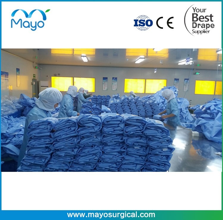 Customized Complex Surgical Cerebral Angiography Pack With Drape 4 Hole