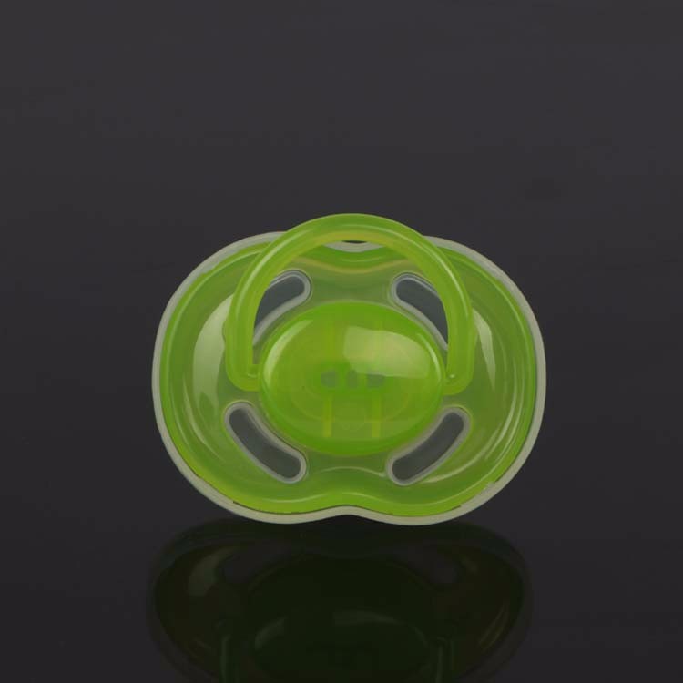 Transparency Silicone Baby Pacifier Food Grade With Big Plush Size Nipple Teat