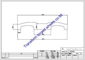 Quality TC220005 22 inch forged center disk blanks wholesale