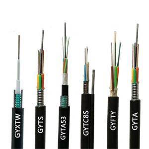 Quality Gyts Gyta Fiber Optic Cable Ftth Outdoor Black Color G652D G657A2 SM MM wholesale