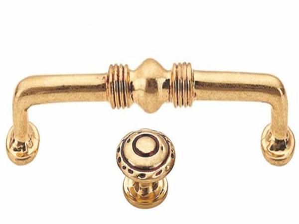 Retro Gold Kitchen Cupboard Door Handles Zinc Bathroom Glass Door Pulls