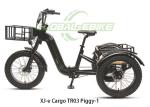 48.8kg Alloy Frame Cargo EBike With Brushless 48V 500W Rear Motor
