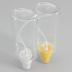 Transparent Oval 42*31*109mm 80ml Plastic Spray Bottles Bulk