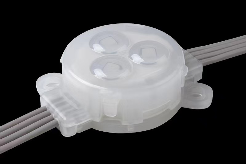 Outdoor Waterproof 1W Smd3535 DMX512 DC12V 30mm RGBW LED Point Light IP67