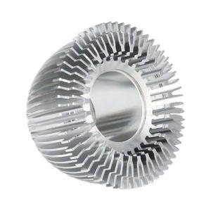 Quality Extruded Aluminum Heatsink Extrusion Profiles For LED Light 50mm wholesale