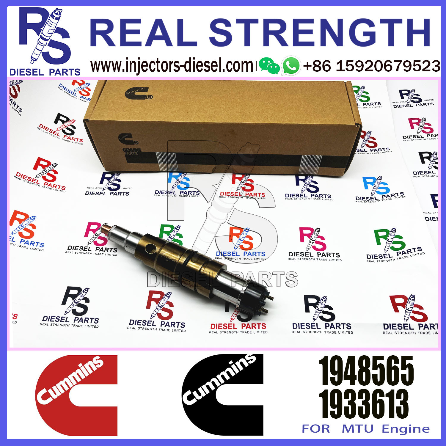 Diesel Common Rail Fuel Injector 1948565 2030519 2031836 2031835 2086663