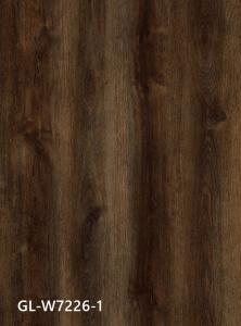 Quality Charcoal Brown SPC Flooring 4mm Jump Oak Grain Stone Vinyl Rigid GKBM Greenpy GL-W7226-1 wholesale
