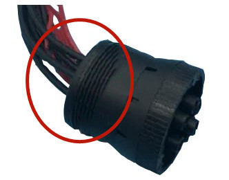 Green Deutsch 9-Pin J1939 Male to 6-Pin J1708 Female CAN Bus Cable
