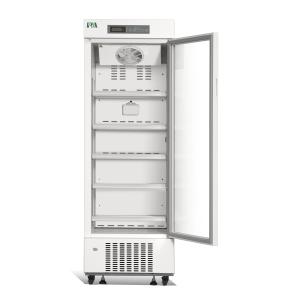 Quality 2-8 Degree Upright Glass Door Vaccine Pharmacy Refrigerator Fridge for Vaccine Storage Cabinet 316L Capacity wholesale