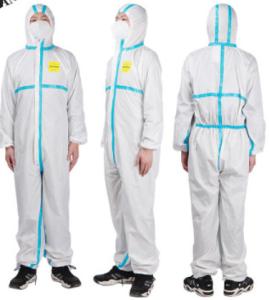 Quality 63 GSM PP+PE Disposable Protective Clothes wholesale