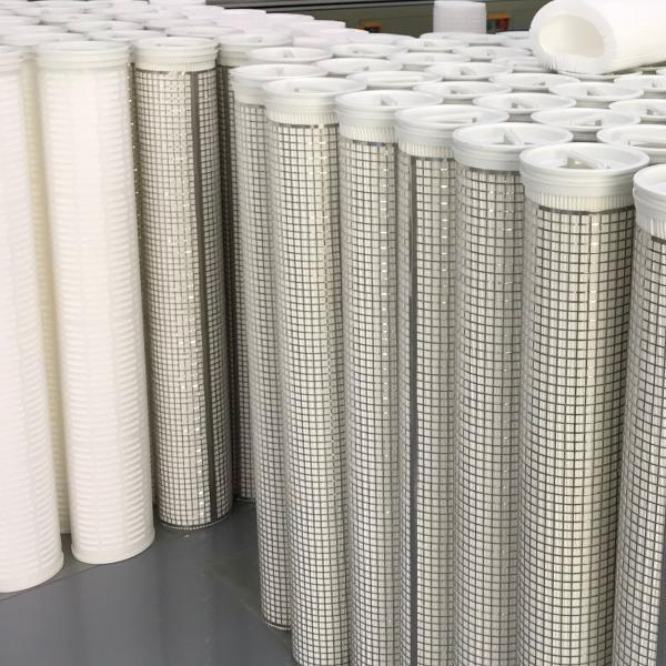 Cheap Polyester Material High Temperature Water Filter Stainless Steel Cage Support for sale