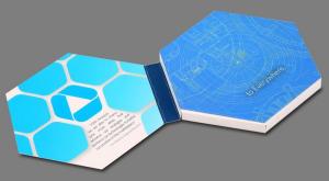 Quality Advertising Promotional Video Postcard Unique Idea Engrave Laser Printed wholesale