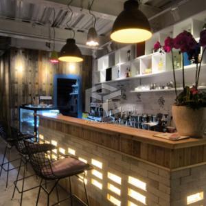 Quality ODM Coffee Shop Showcase Kiosk wholesale