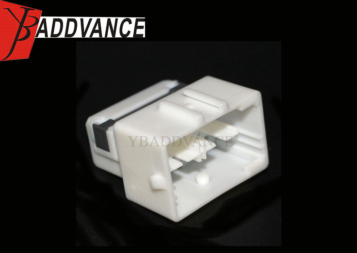 44 Pin White Female Waterproof Automotive Electrical Connectors Customized